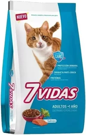 7 VIDAS GATO ADULTO SALMON x 10 kg