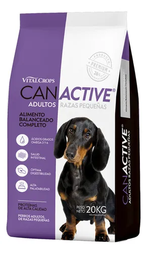 CANACTIVE Cachorros RAZA MED Y GRANDE x 20 Kgs