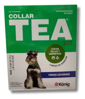 COLLAR TEA PERRO CACHORRO PULGA Y GARAPATA