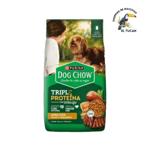DOG CHOW ADULTO MINI & PEQUEÑO CARNE POLLO Y PESCADO X 21 KG