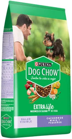 DOG CHOW CACHORRO MINI & PEQUEÑO SALUD VISIBLE X 21 KG