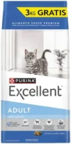 EXCELLENT ADULT CAT X 18 KG (15+3)