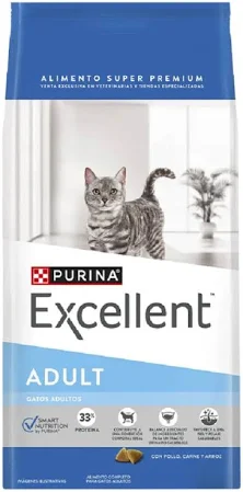 EXCELLENT ADULT CAT con Pollo y Arroz X 15 KG
