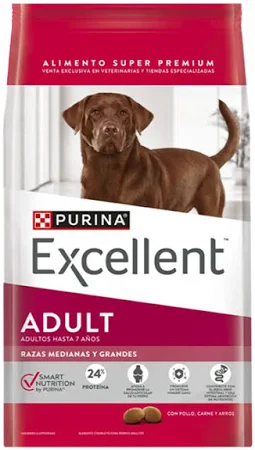 EXCELLENT ADULT DOG Razas Medianas y Grandes x 20 kg