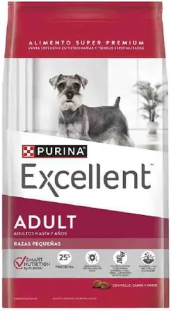 EXCELLENT ADULT Razas Pequeñas X 15 KG