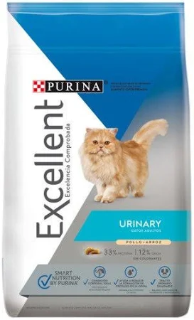 EXCELLENT URINARY CAT con Pollo y Arroz X 7,5 KG