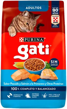 GATI ADULTO PESCADO Y SALMON 15 KG