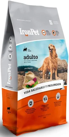 IRON PET PERRO ADULTO JOVEN A MEDIA X 20 KG