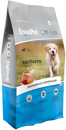 IRON PET PERRO CACHORRO RAZA PEQUEÑA Y MEDIANA X 15 KG