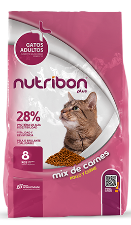 NUTRIBON PLUS GATO ADULTO MIX DE CARNES x 8 kg