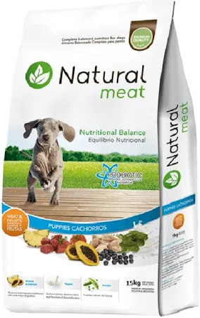 Natural Meat Perro Cachorro 15 kg