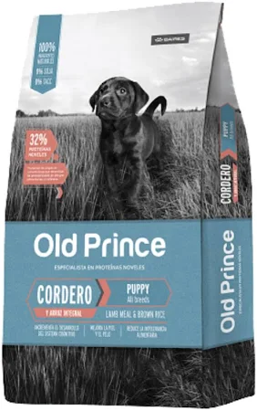 OLD PRINCE Novel Cordero y Arroz Cachorros 15 kg