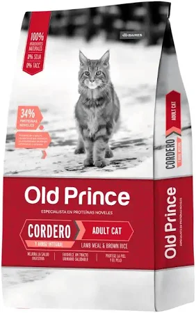 OLD PRINCE Novel Cordero y Arroz Gatos Adultos 7,5 kg