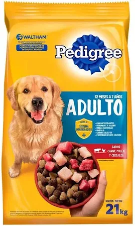 PEDIGREE ADULTO CARNE POLLO CEREAL x 21 KG