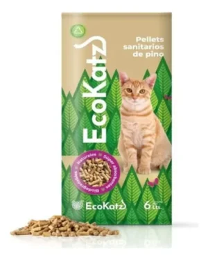 PELLET SANITARIO DE PINO ECOKATZ X 6 LTS 4,2kg