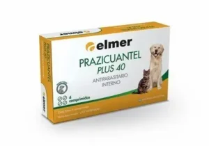 PRAZIQUANTEL PLUS 40KG 4 Comprimidos