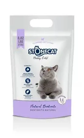STONECAT Bentonita Lavanda x 4 kg