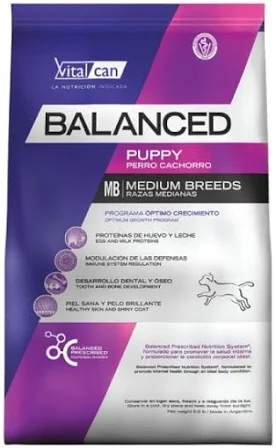 VITAL CAN BALANCED CACHORRO RAZA MEDIANA X 3 KG
