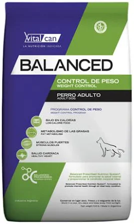 VITAL CAN BALANCED CONTROL DE PESO ADULTO X 3 KG