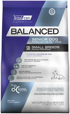 VITAL CAN BALANCED SENIOR DOG RAZA PEQUEÑA X 7,5 KG