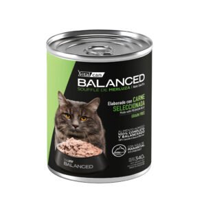 VITALCAN BALANCED SOUFFLE DE MERLUZA GATO ADULTO LATA