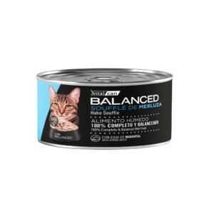 VITALCAN BALANCED SOUFFLE DE MERLUZA GATO ADULTO LATA 85G