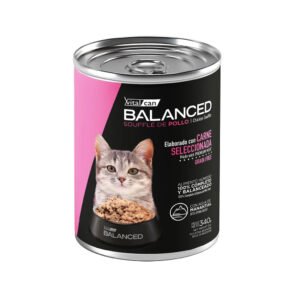 VITALCAN BALANCED SOUFFLE DE MERLUZA GATO CACHORRO LATA 340G