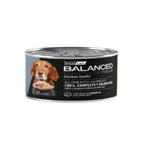 VITALCAN BALANCED SOUFFLE DE POLLO PERRO SENIOR LATA 85G