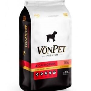 VON PET PREMIUM Cachorros POLLO Y ARROZ 10 KG