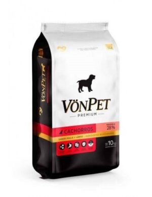 VON PET PREMIUM Cachorros POLLO Y ARROZ 10 KG