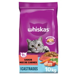 WHISKAS CASTRADOS MIX CARNE X 10 KG
