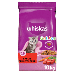 WHISKAS GATITOS CARNE & LECHE X 10 KG