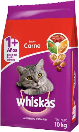 WHISKAS SABOR CARNE X 10 KG