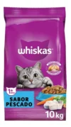 WHISKAS SABOR PESCADO X 10 KG