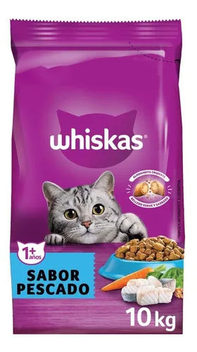 WHISKAS SABOR PESCADO X 10 KG