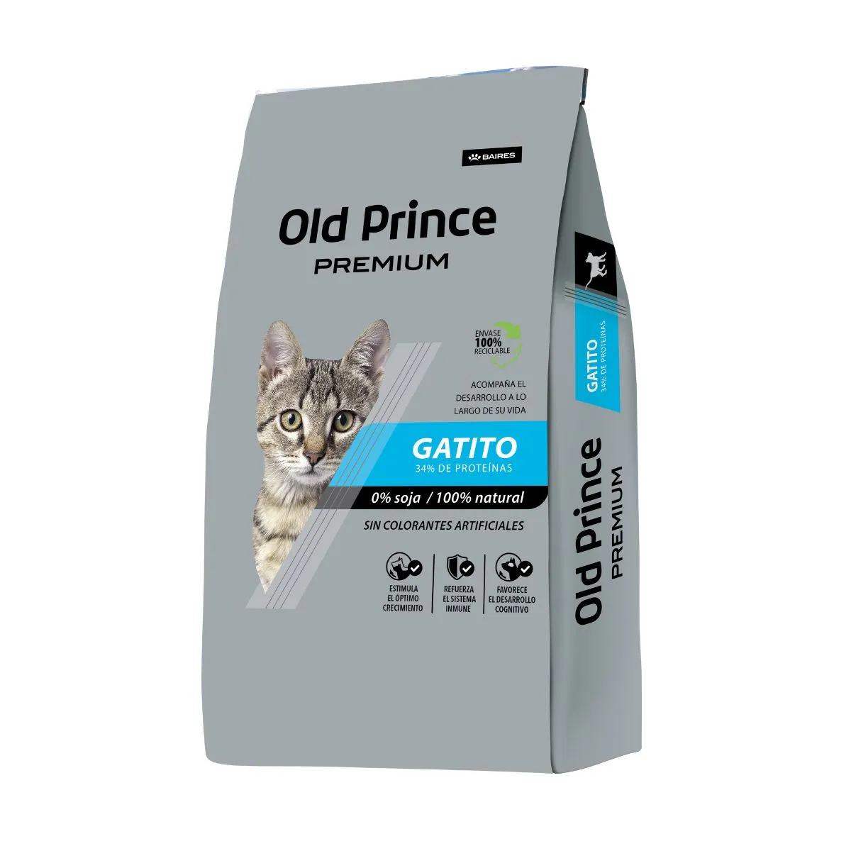 OLD PRINCE PREMIUN GATITO 7.5 KG 34%