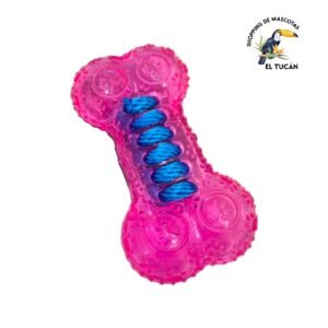 HUESO DE GOMA CON SOGA