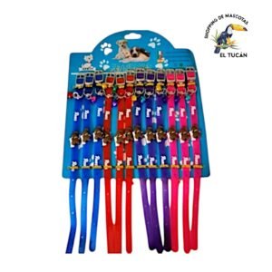 COLLAR CON PERRO BICOLOR