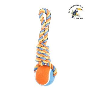JUGUETE 1 PELOTA CON SOGA