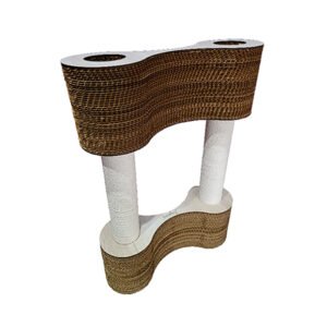 RASCADOR MADERA Y CARTON HUESO DOBLE CON SOGA
