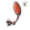 JUGUETE PELOTA RUGBY COLA DE SOGA 16CM