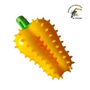 JUGUETE MASCOTA DISPENSER ALIMENTO MORRON