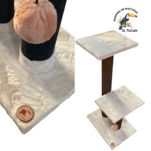 RASCADOR DOBLE CON POMPONES