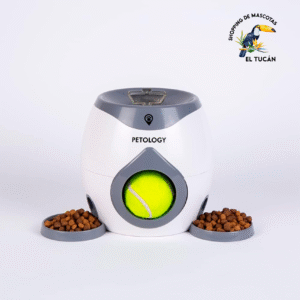 A JUGUETE INTERACTIVO DE PELOTA CON DISPENSER DE COMIDA