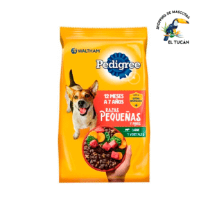 PEDIGREE ADULTO RAZAS PEQUEÑAS Y MINIS CARNE Y VEGETALES 15KG
