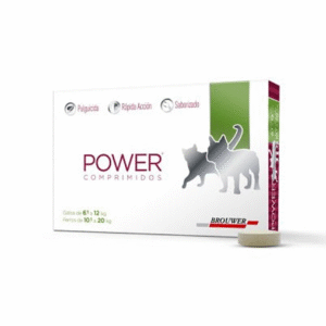 Power Comprimidos para Perro 10.1 a 20 kg. - Gato 6 a 12 kg.