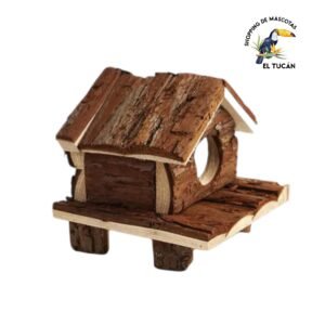 CABAÑA MADERA PARA ROEDORES