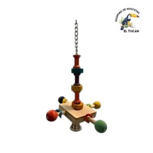 COLGANTE DE MADERA PARA AVES