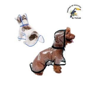 PILOTO MASCOTA TRANSPARENTE S-L-M-XL