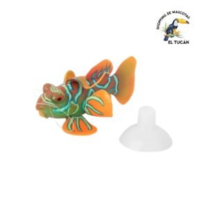 ADORNO PEZ SCORPION DE SILICONA 12CM
